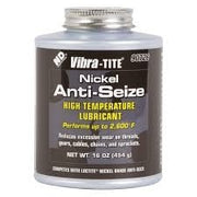 90726 Vibra-Tite Anti Seize Lubricant,Nickle,16 oz jar with brush