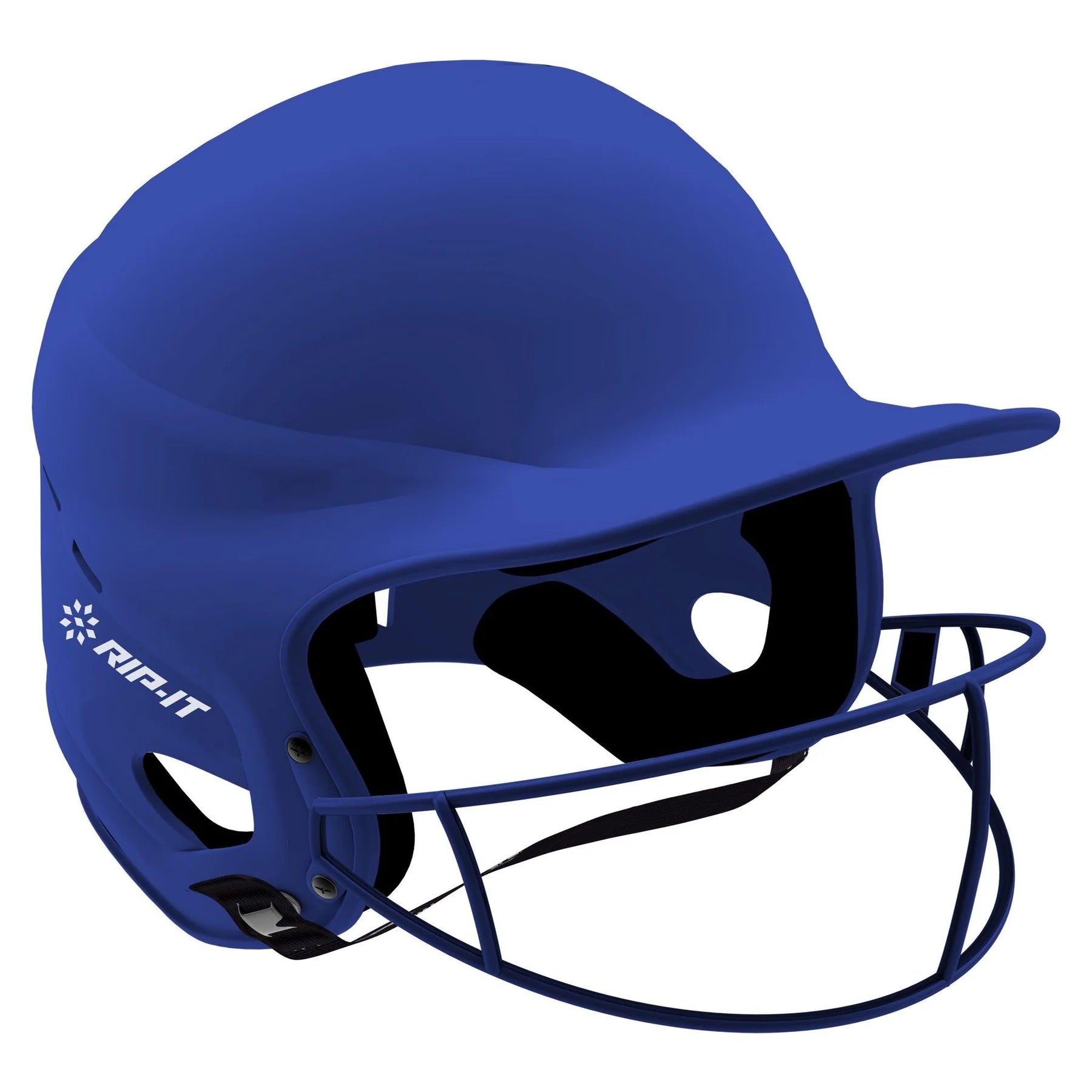 RIP-IT Vision Pro Matte Softball Batting Helmet - Small/Medium - Royal (Matte)