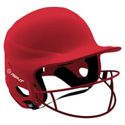 RIP-IT Vision Pro Matte Softball Batting Helmet - Small/Medium - Scarlet (Matte)