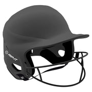 RIP-IT Vision Pro Matte Softball Batting Helmet - Extra Large - Charcoal (Matte)