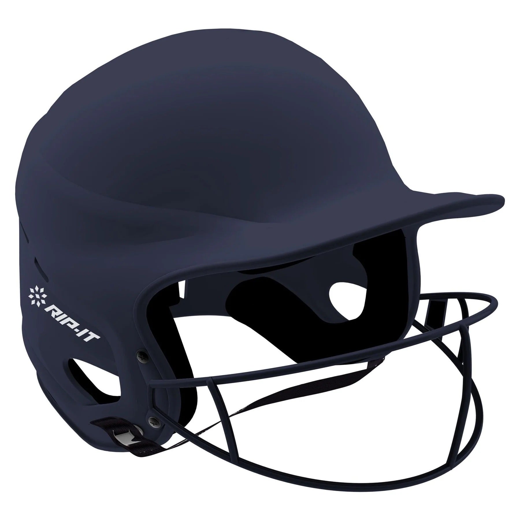 RIP-IT Vision Pro Matte Softball Batting Helmet - Extra Large - Navy (Matte)