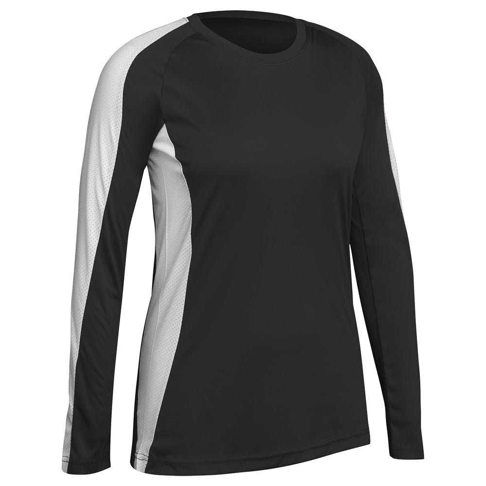 Triumphant Volleyball Jersey - Black White - Womens - Extra-Large
