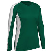 Triumphant Volleyball Jersey - Forest Green White - Womens - Extra-Small