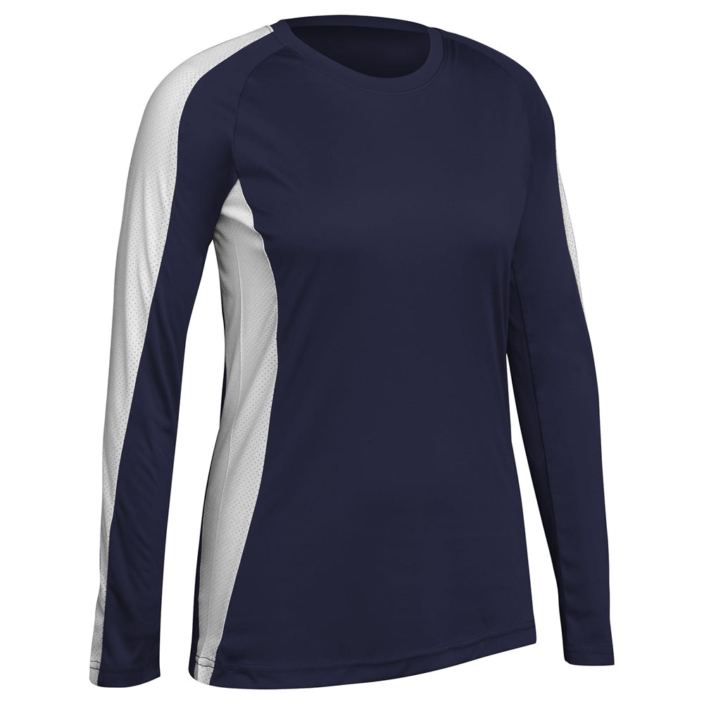 Triumphant Volleyball Jersey - Navy White - Girls - Small