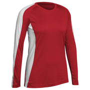 Triumphant Volleyball Jersey - Scarlet White - Girls - Large