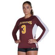 Triumphant Volleyball Jersey - Navy White - Womens - XXLarge