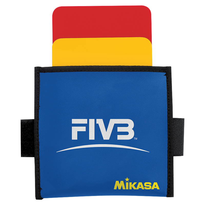 Referee Card W/FIVB Logo , Elastic Arm Band, Blue