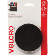 90086 VELCRO Brand 3/4 In. x 5 Ft. Black Sticky Back Reclosable Hook & Loop Roll