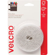 90087 VELCRO Brand 3/4 In. x 5 Ft. White Sticky Back Reclosable Hook & Loop Roll