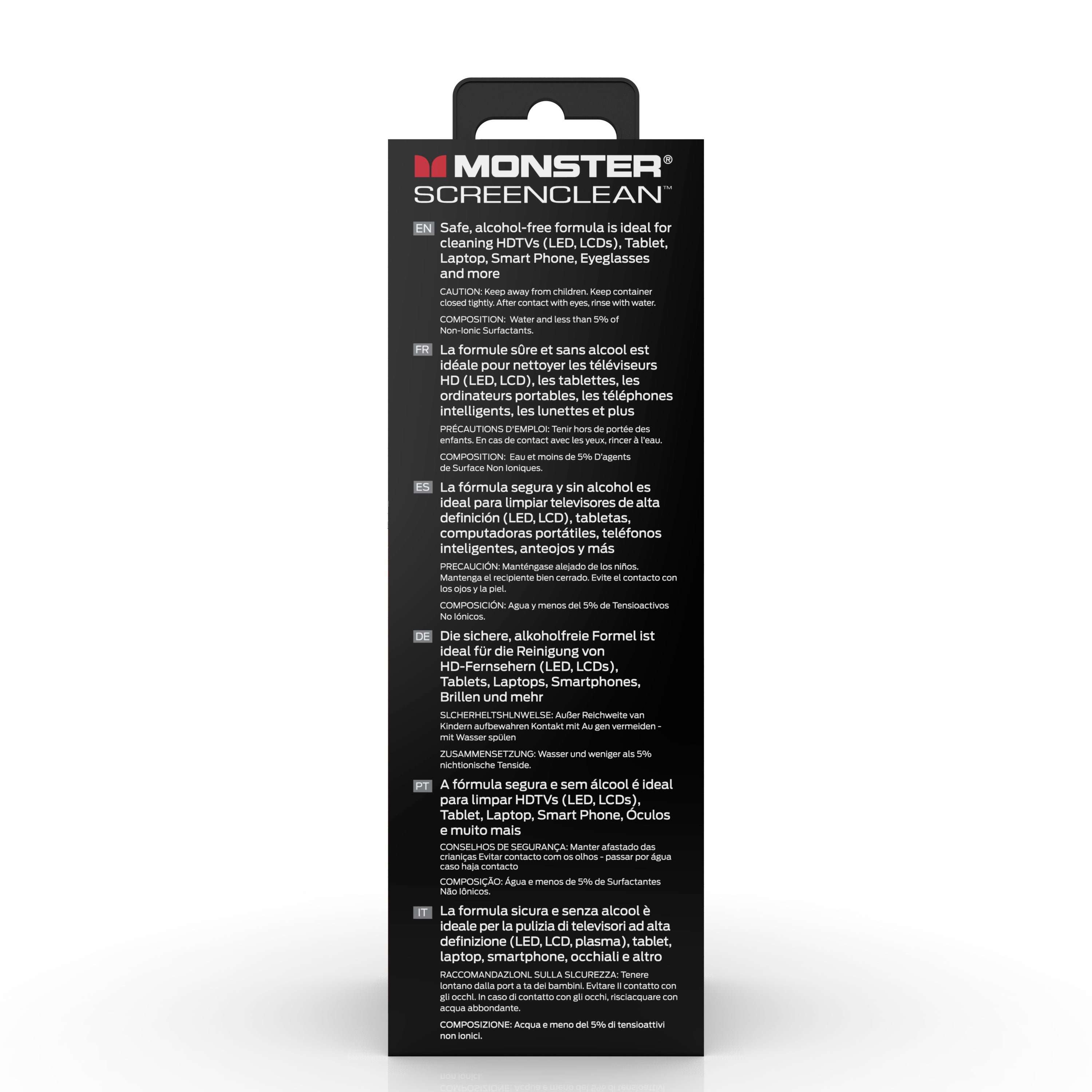 Monster VME50017 Screen Clean. 200ml