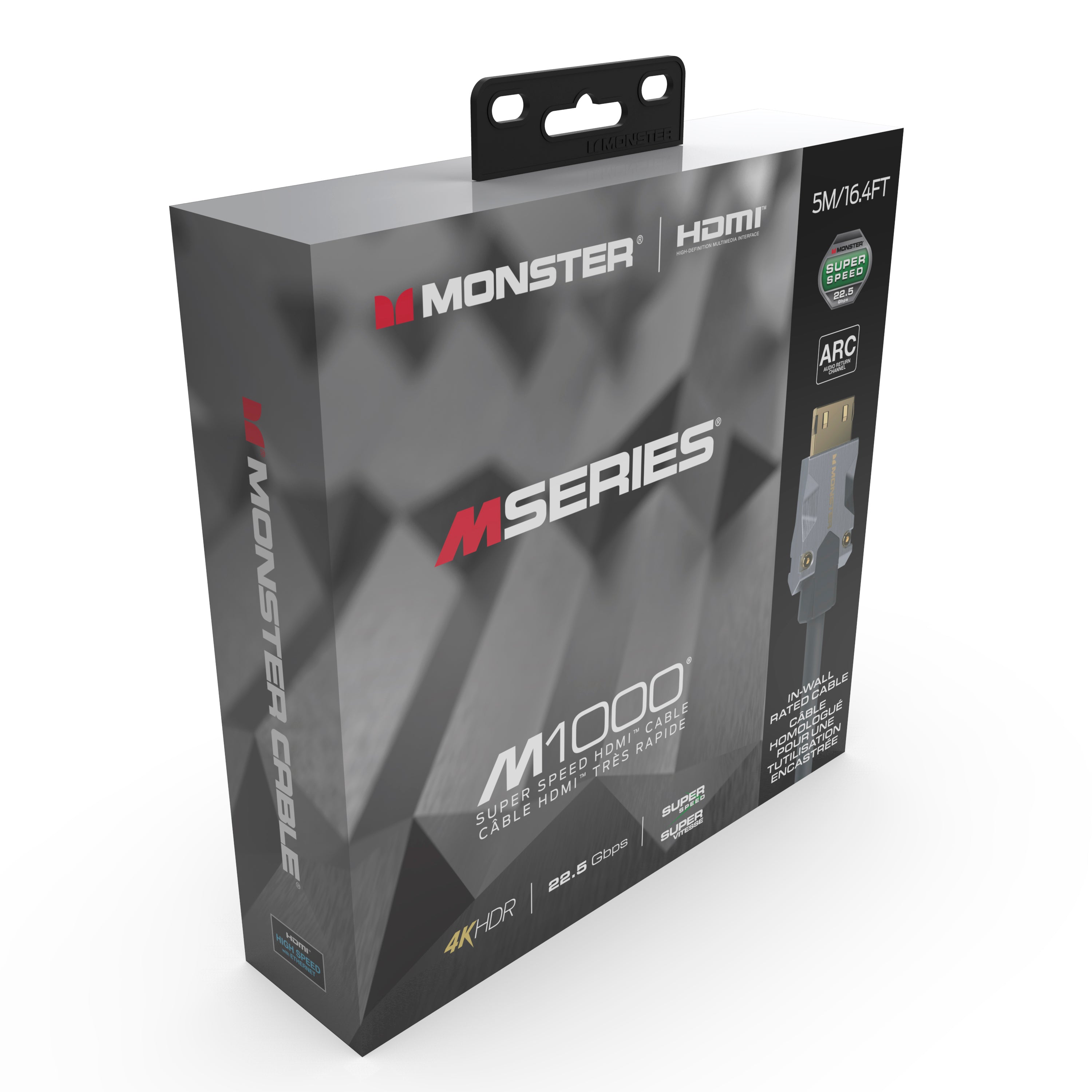 Monster VMM10003 M1000 HDMI 2.0 Cable. 5 Meter