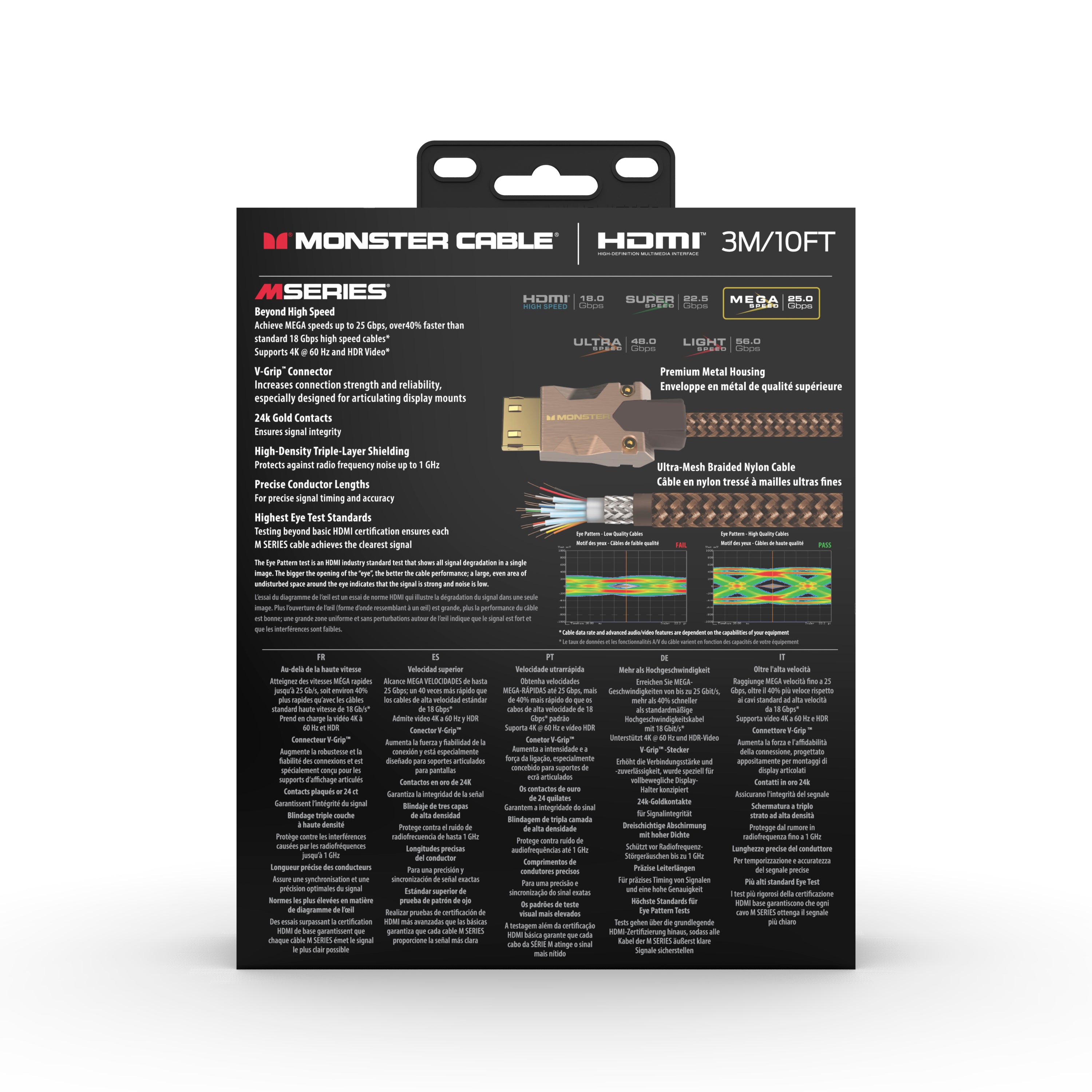 Monster VMM10005 M2000 HDMI 2.0 Cable. 3 Meter