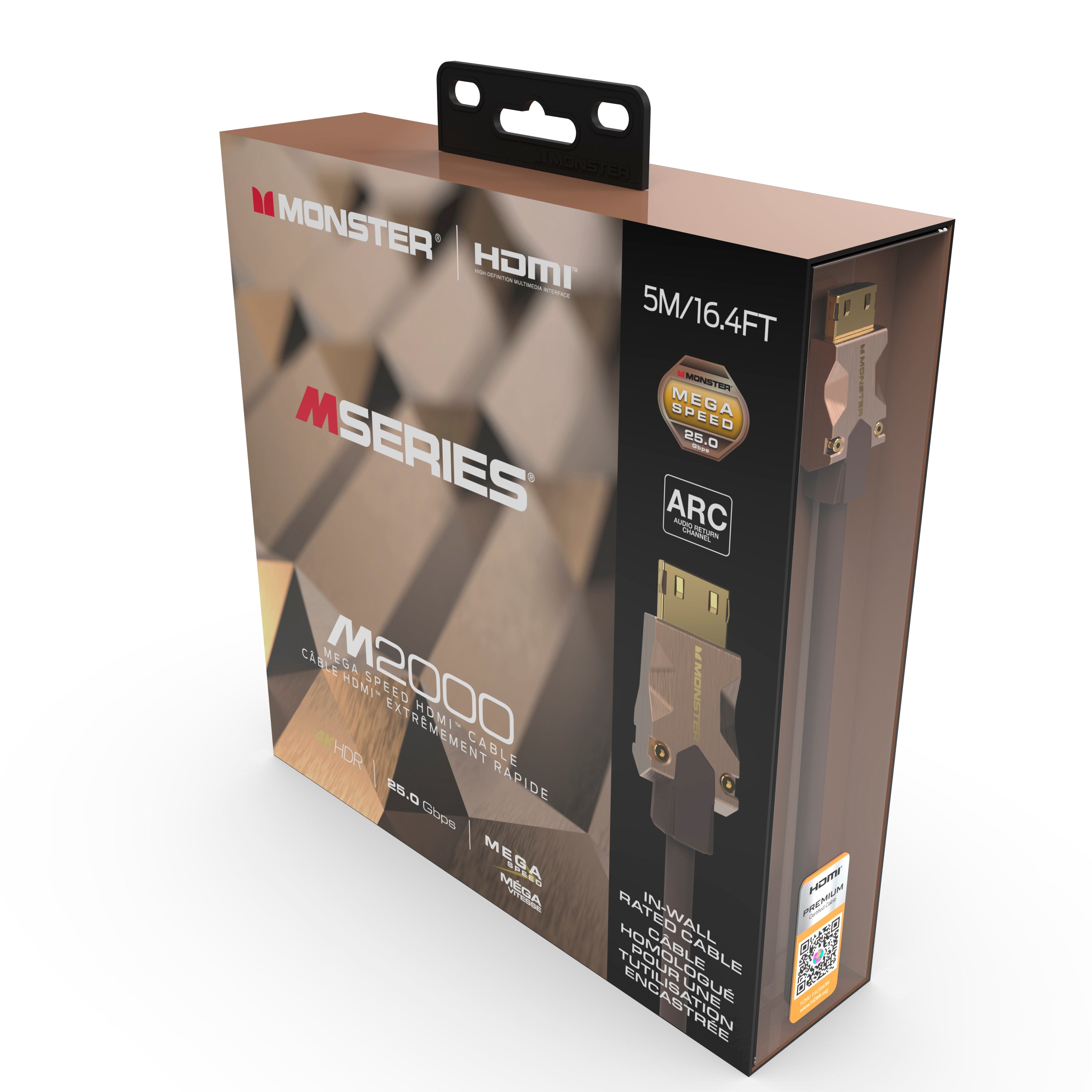 Monster VMM10006 M2000 HDMI 2.0 Cable. 5 Meter