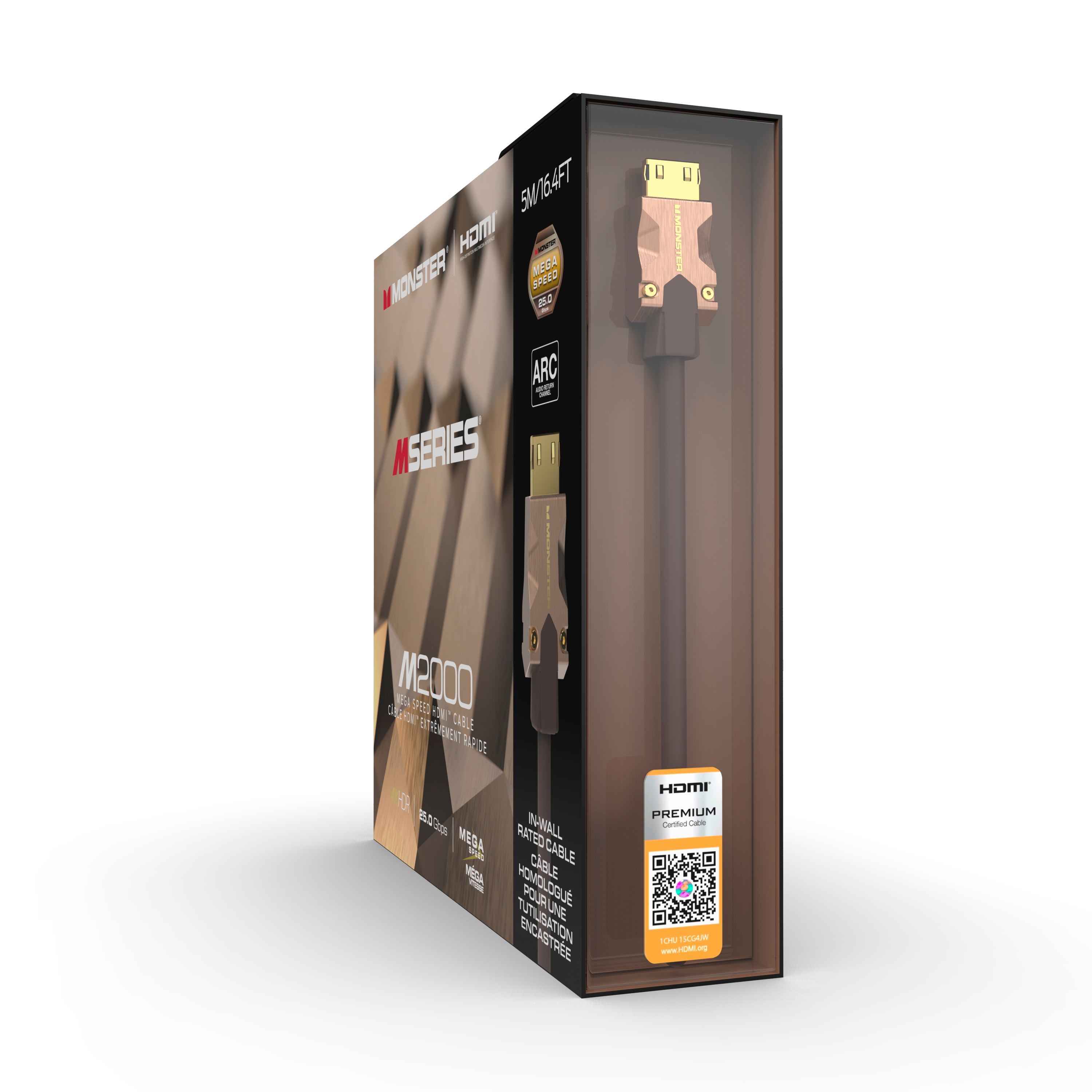 Monster VMM10006 M2000 HDMI 2.0 Cable. 5 Meter