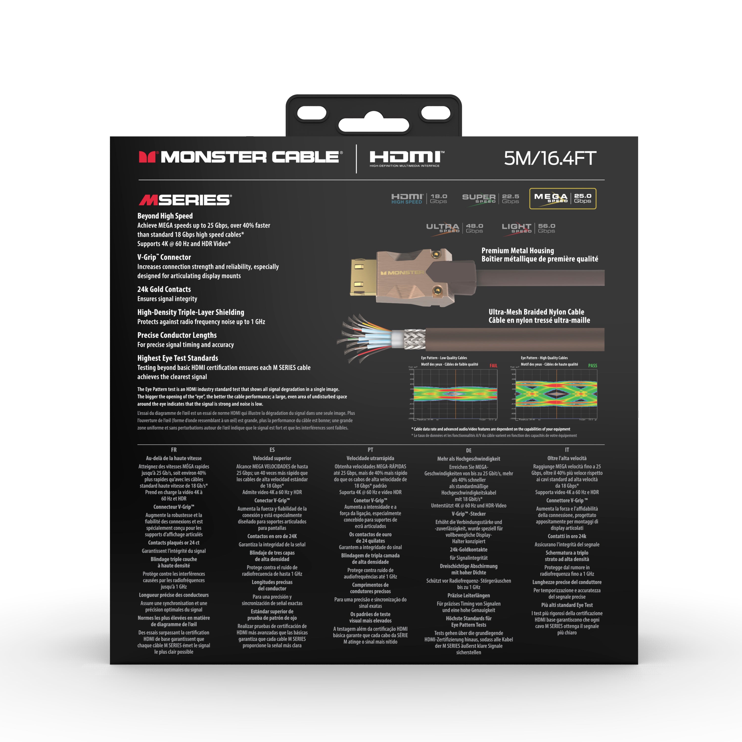 Monster VMM10006 M2000 HDMI 2.0 Cable. 5 Meter