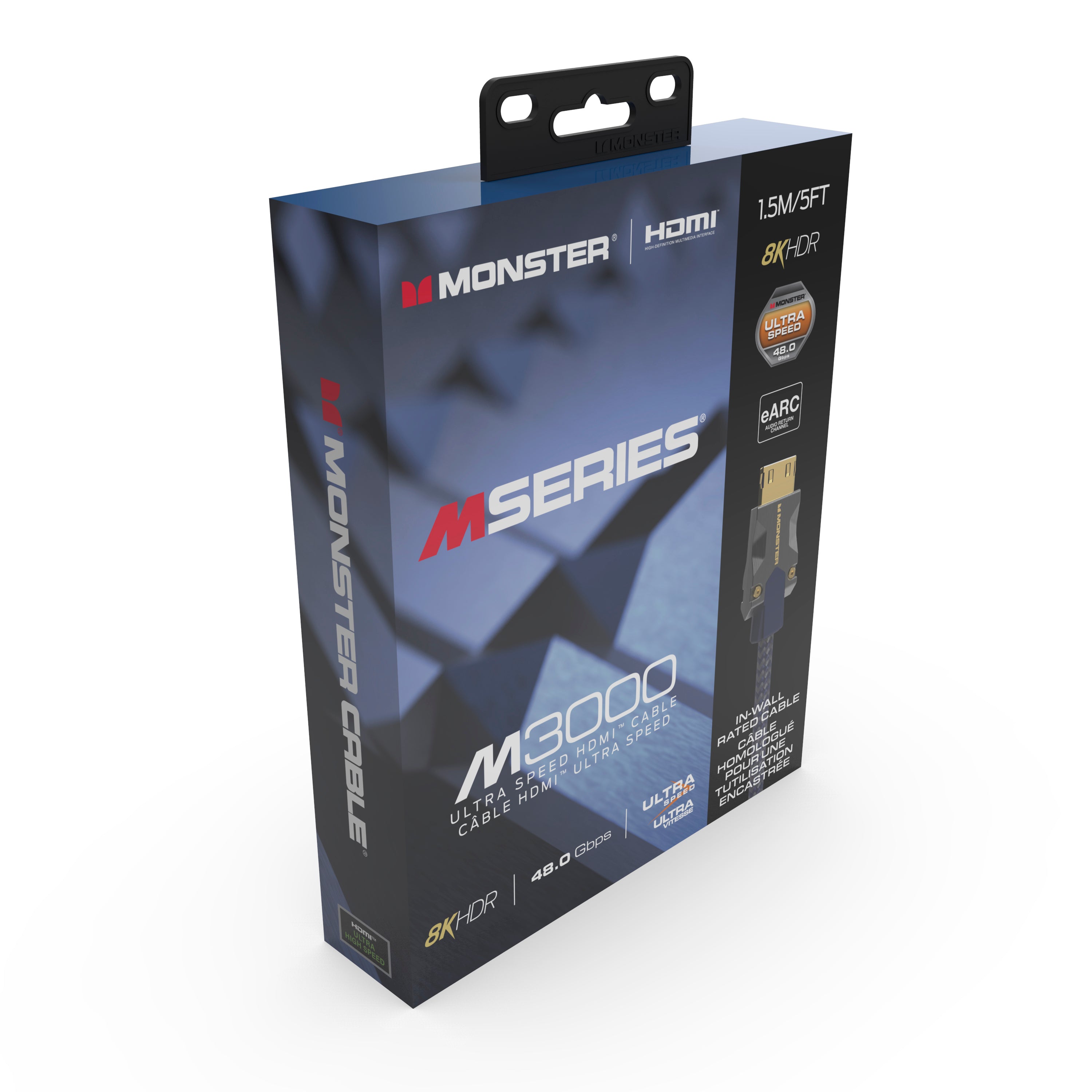 Monster VMM10007 M3000 HDMI 2.1 Cable. 1.5 Meter