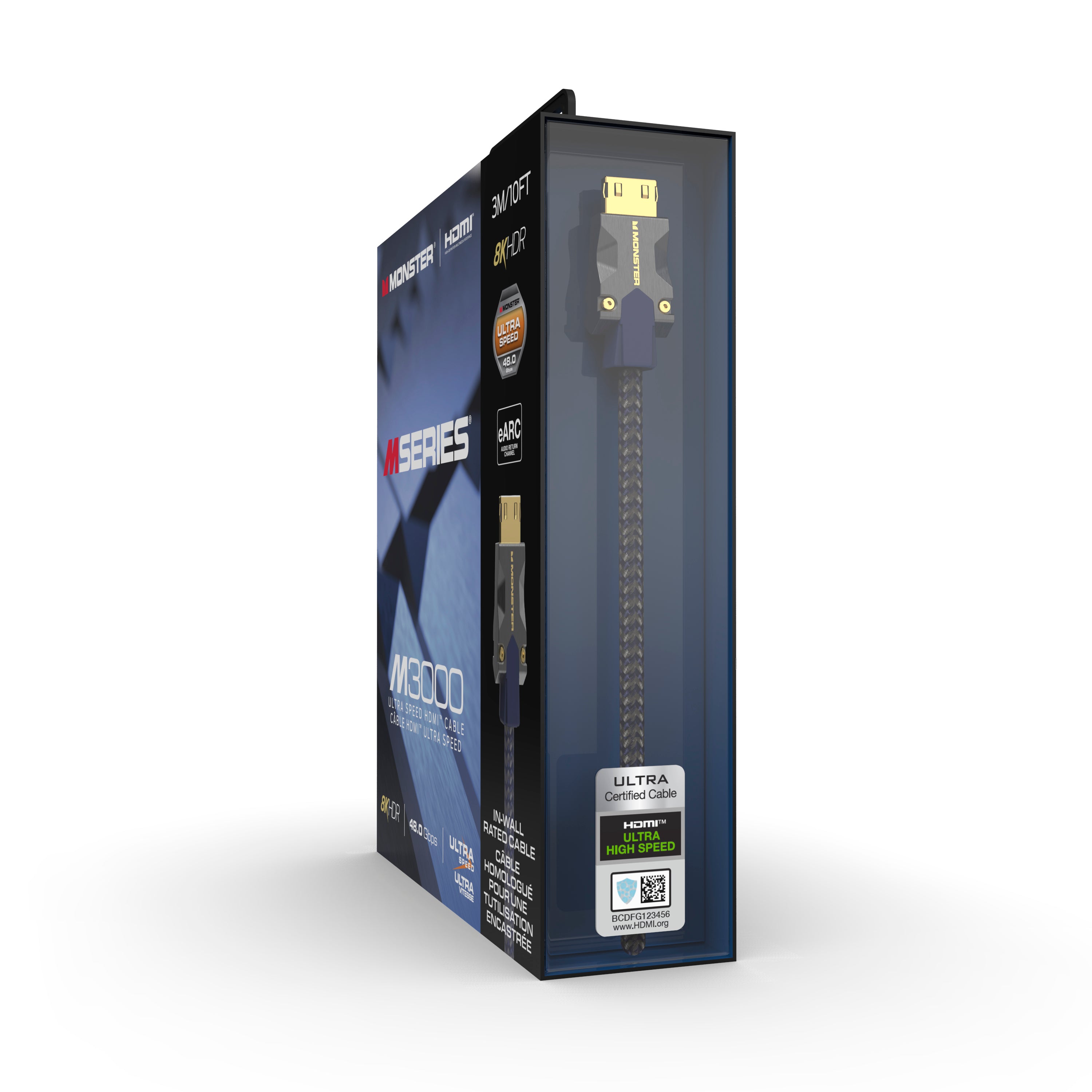 Monster VMM10008 M3000 HDMI 2.1 Cable. 3 Meter