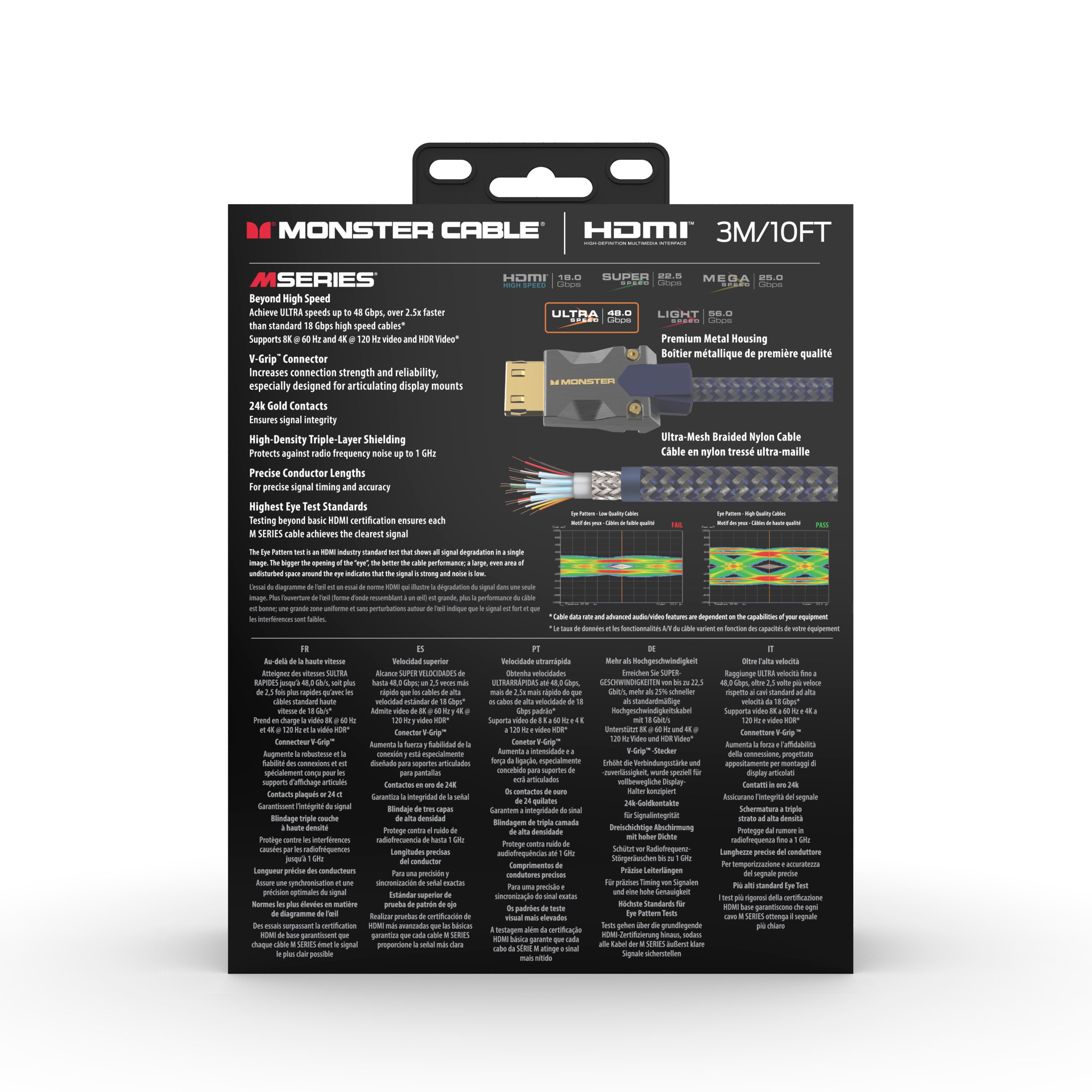 Monster VMM10008 M3000 HDMI 2.1 Cable. 3 Meter