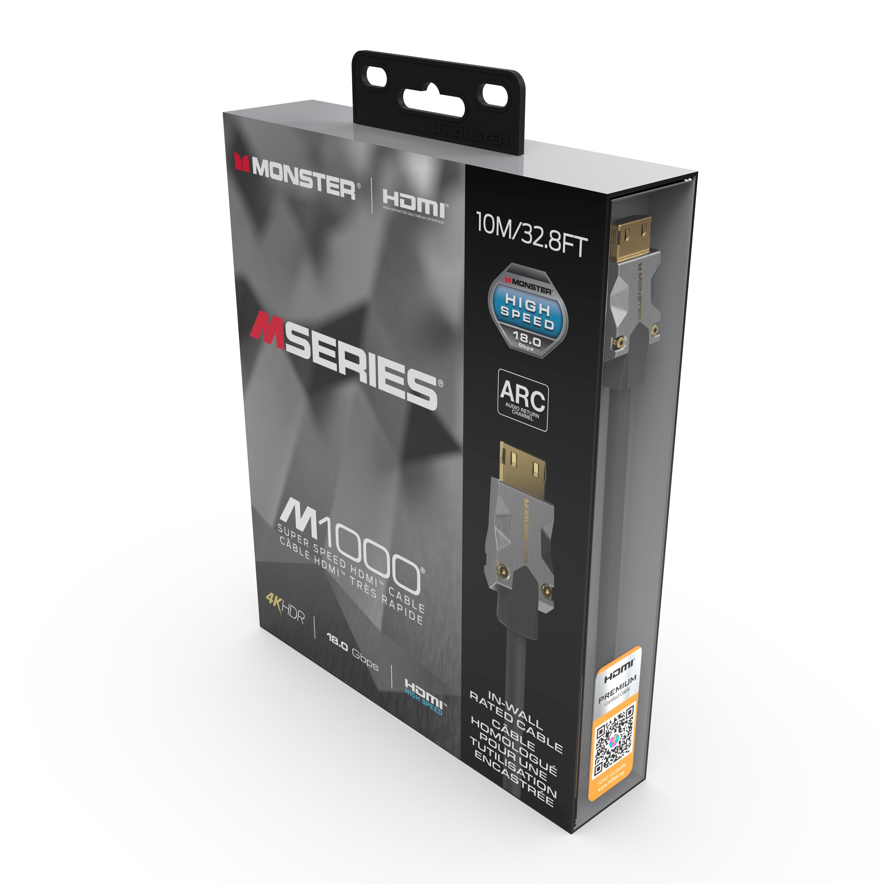 Monster VMM10010 M1000 HDMI 2.0 Cable. 10 Meter