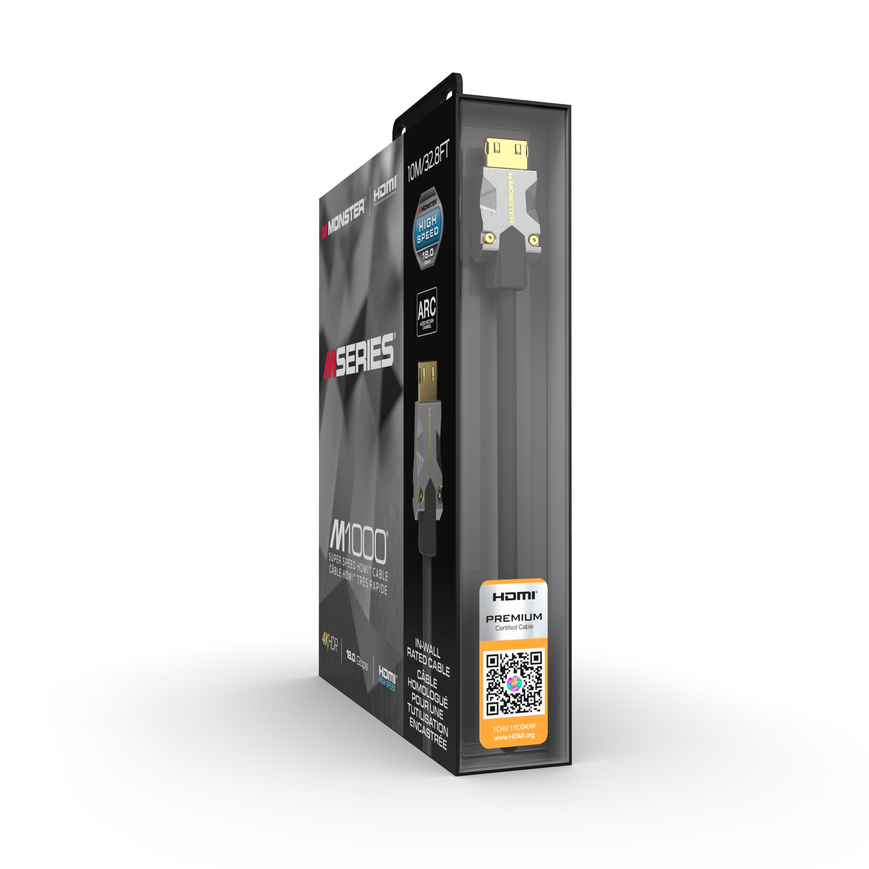 Monster VMM10010 M1000 HDMI 2.0 Cable. 10 Meter