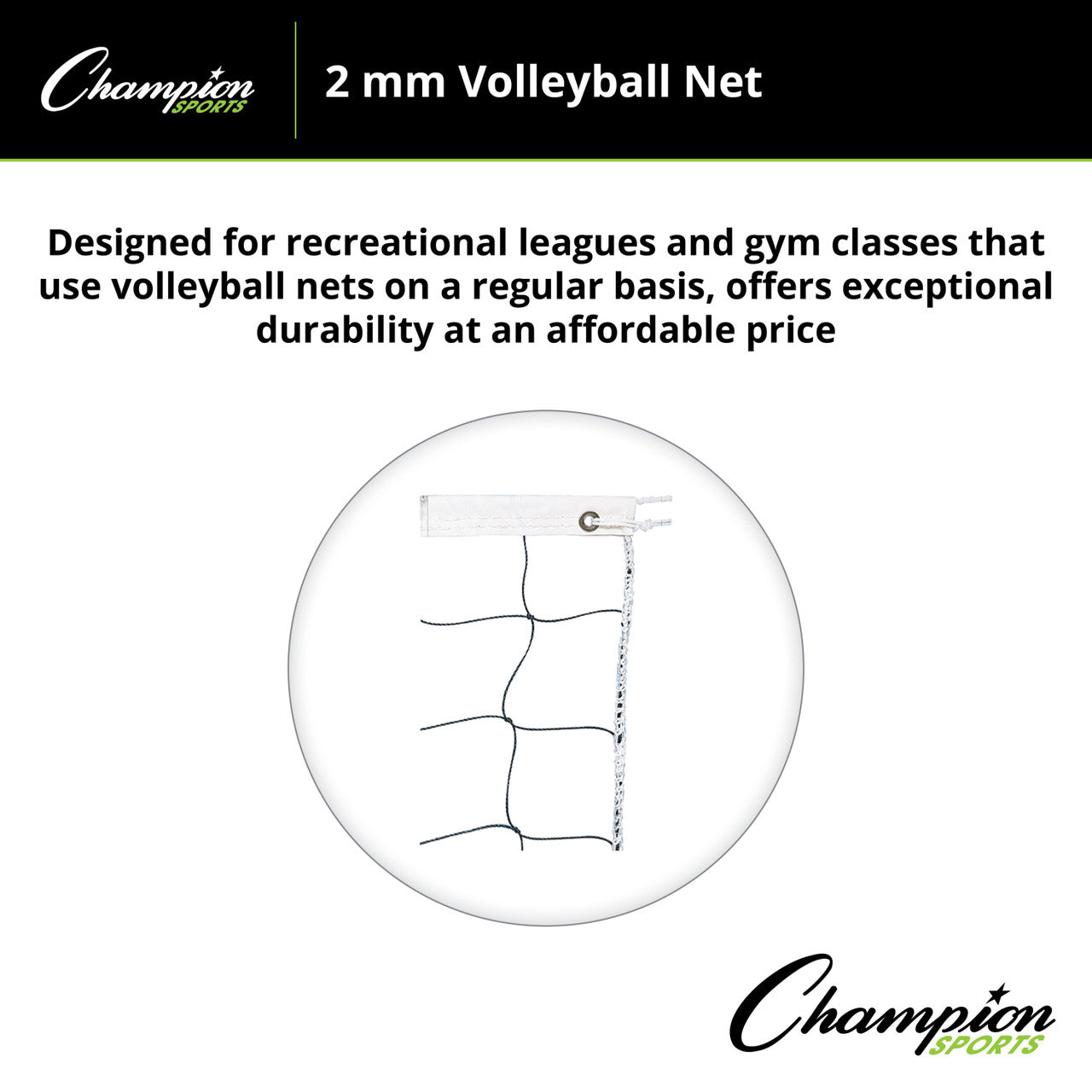 2.0 mm Nylon Volleyball Net