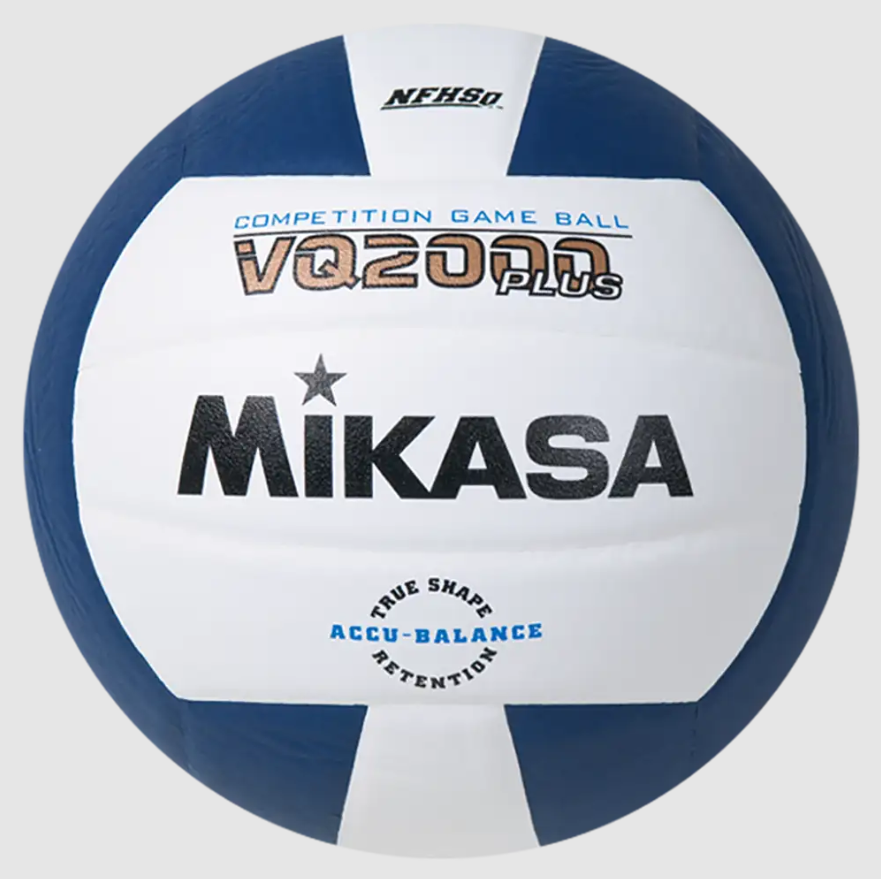 Indoor Volleyball, Premier Series - Competition Game Ball, Micro-Cell Composite Cover, Navy/White. NFHS Approved