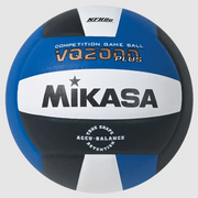 Indoor Volleyball, Premier Series - Competition Game Ball, Micro-Cell Composite Cover, Royal/Black/White. NFHS Approved