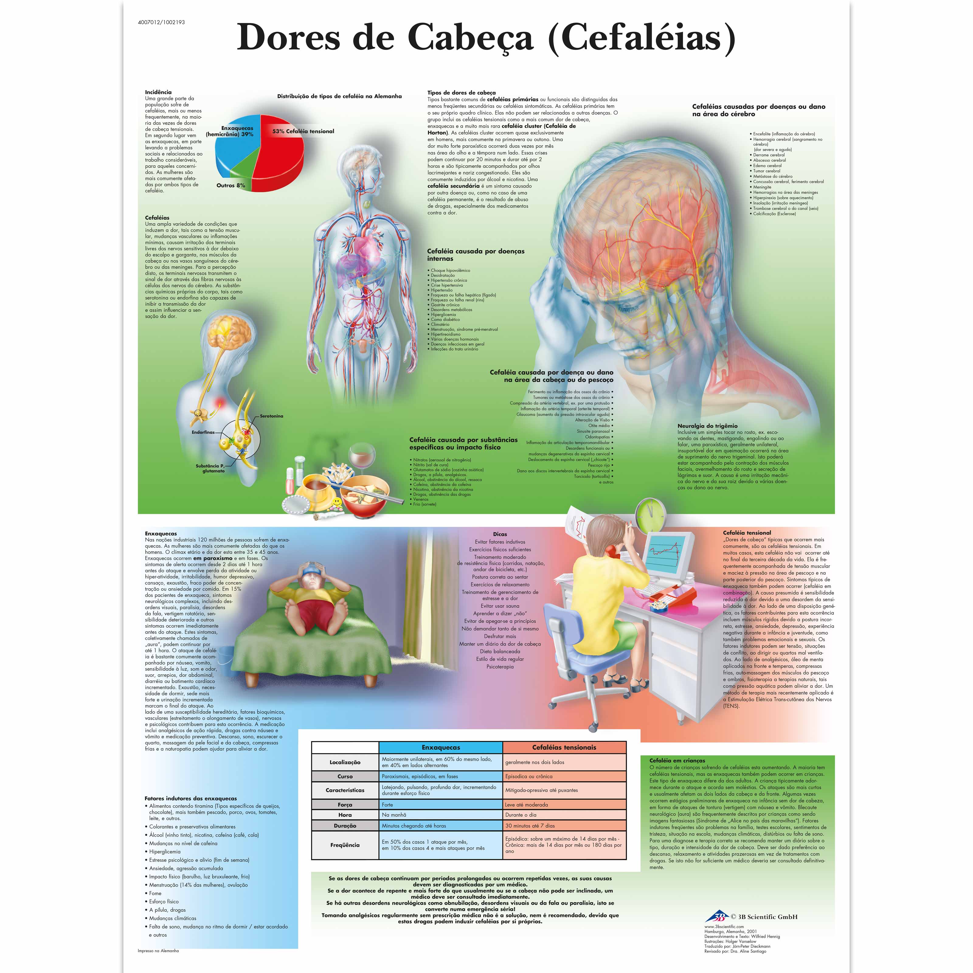 Dores de cabeça, 50x67 cm, Laminado