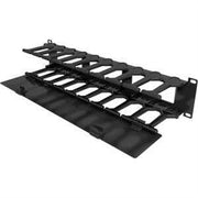 Black - 1 Pack - 2U Rack Height - 19" Panel Width - Metal