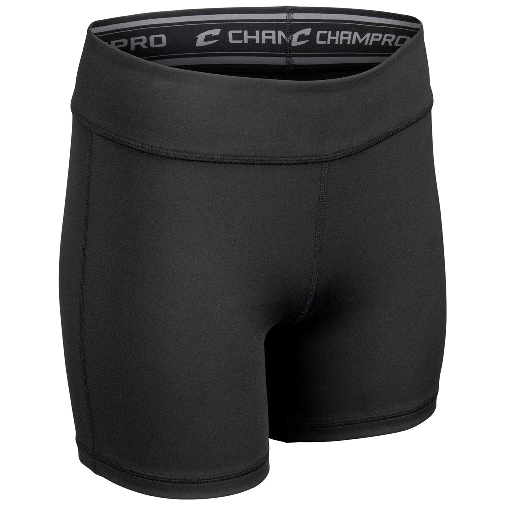 Match Compression 5" - Black - Girls - Large