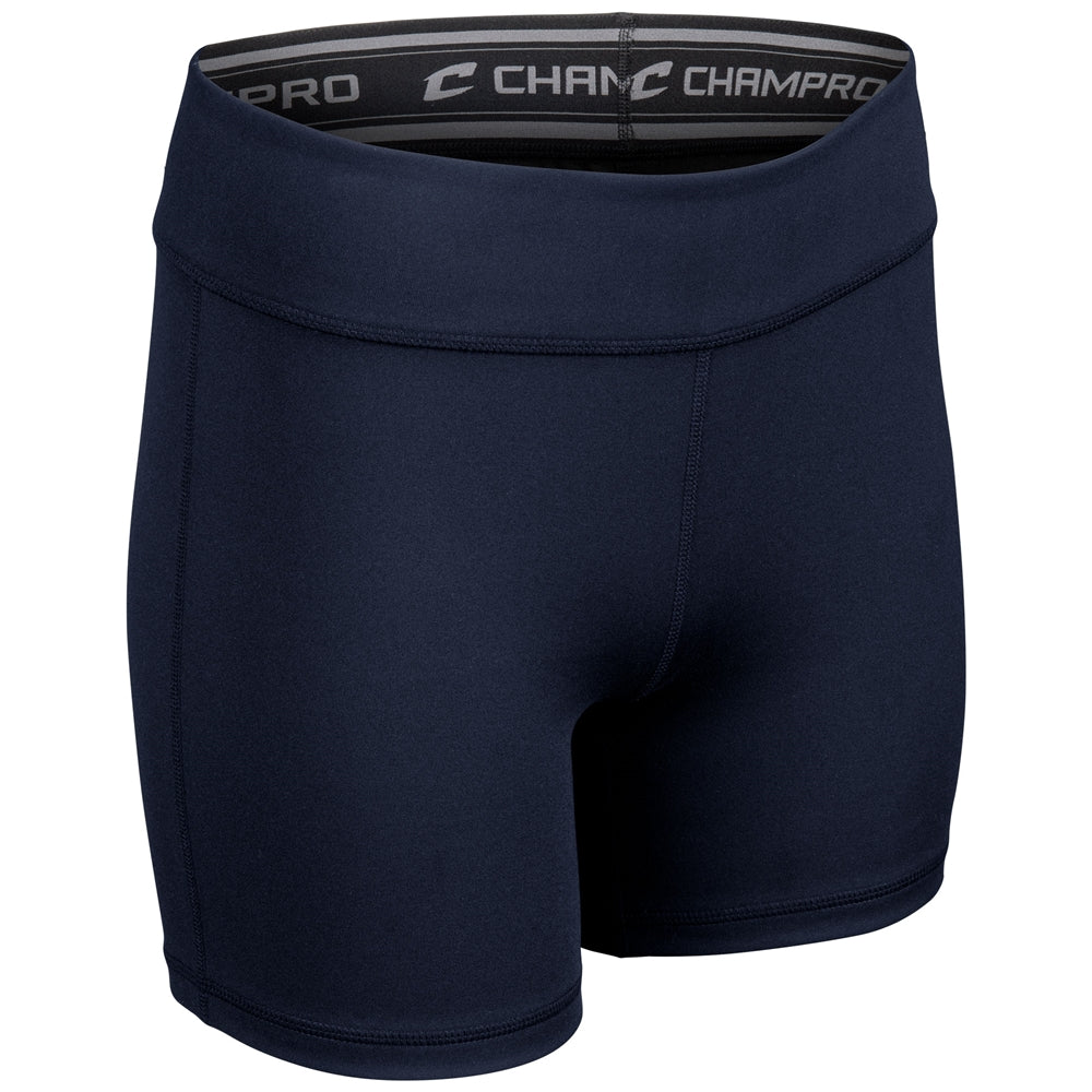 Match Compression 5" - Navy - Girls - Large