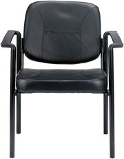 Dakota Black Vinyl Chair