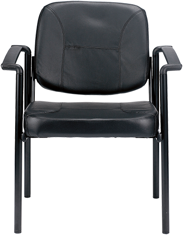 Dakota Black Vinyl Chair