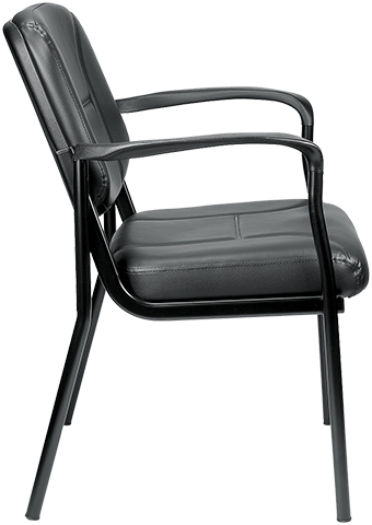 Dakota Black Vinyl Chair