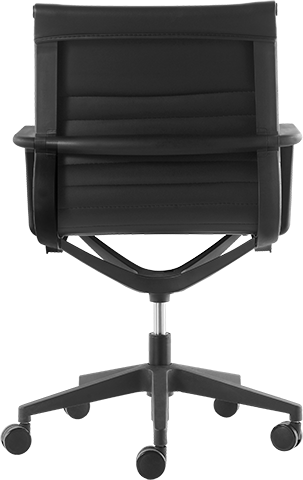 Kinetic Swivel Chair Vinyl Black