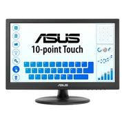 ASUS - VT168HR 16" Class LCD Touchscreen Monitor - 16:9 - 5 Ms - 15.6" Viewable - Projected Capacitive - 1366 X 768 - WXGA - Black