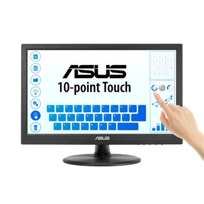 ASUS - 15.6" 1080P Full HD Touch Monitor VT169HE - Black