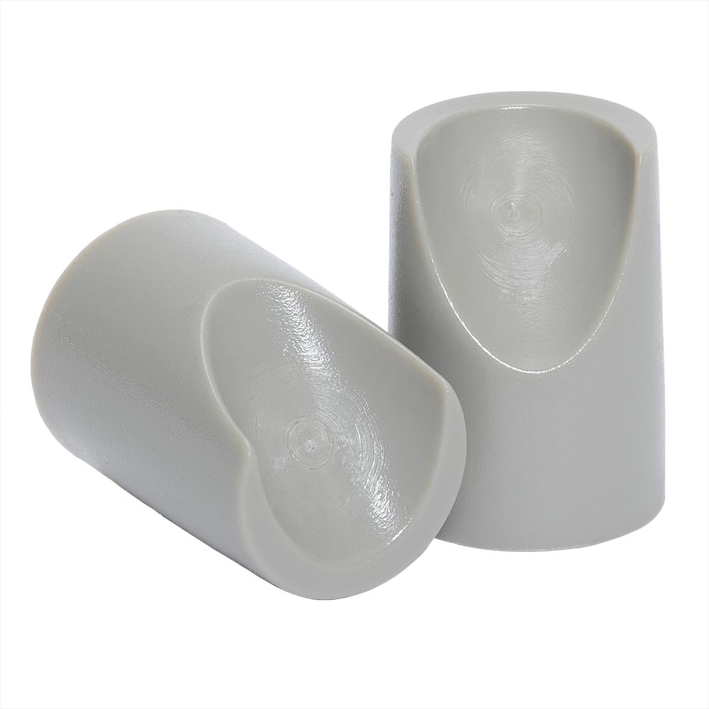 NPS® Chair V-Tip Caps, Pack of 100, Frame Color: Grey