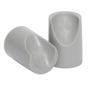 NPS® Chair V-Tip Caps, Pack of 100, Frame Color: Grey
