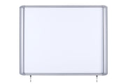 MasterVision Waterproof Outdoor Magnetic Lacquered Steel Dry Erase Enclosed Board, 30x 26.5", Holds 6 Letter Size Sheets