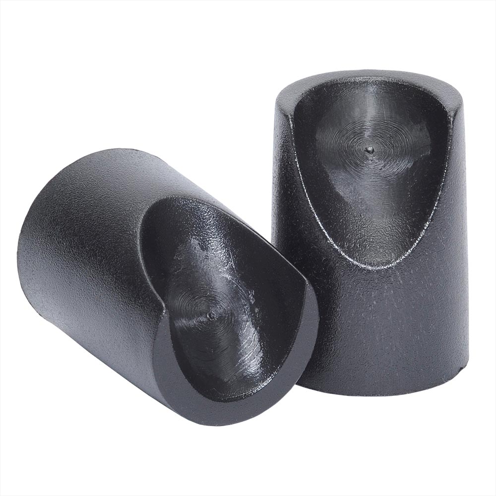 NPS® Chair V-Tip Caps, Pack of 100, Frame Color: Black