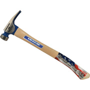 Vaughan BlueMax California 19 Oz. Milled-Face Framing Hammer with Hickory Handle