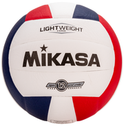 Indoor Volleyball, Training Series - Youth Competition Game Ball, Ultra Light, 8 Oz, Red/White/Navy