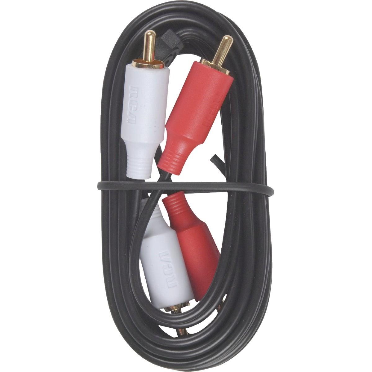 RCA 6 Ft. Black Stereo Audio Cable