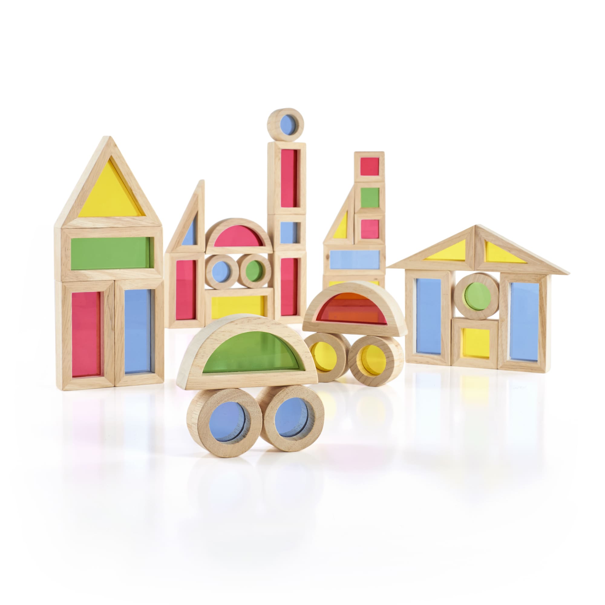 Jr. Rainbow Blocks - 40 pc. set