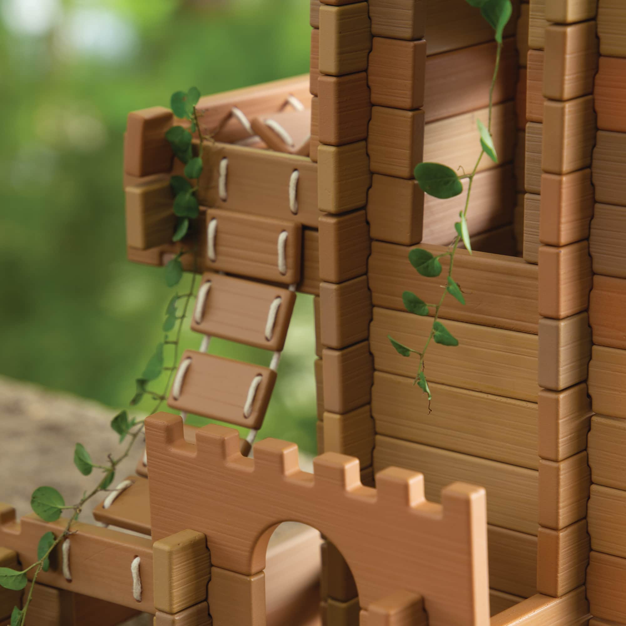 Guidecraft Tabletop Notch Blocks - Western 129 Pc. Set