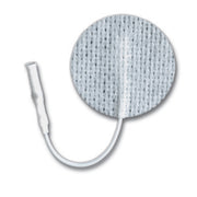 Valutrode Electrodes, White Fabric Top, 1-1/4" Round, 4/Pack