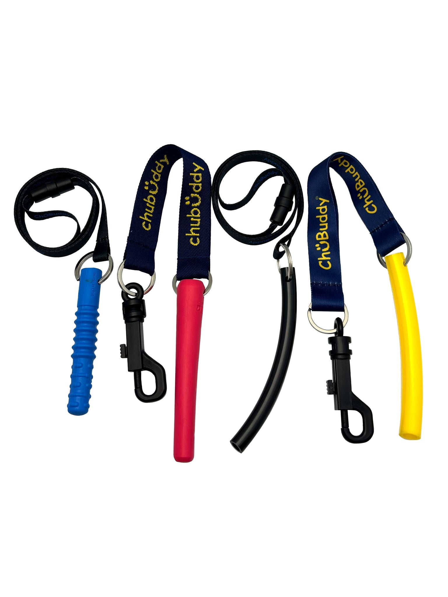 Special Needs Sensory Toy - 3/8" Slim Black Tube Neck, 1/2" Strong Yellow Tube Clip, Smooth Tube Zilla Clip, Tube Zilla Jr Neck