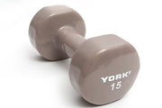 15 LB Vinyl Fitbell - Grey