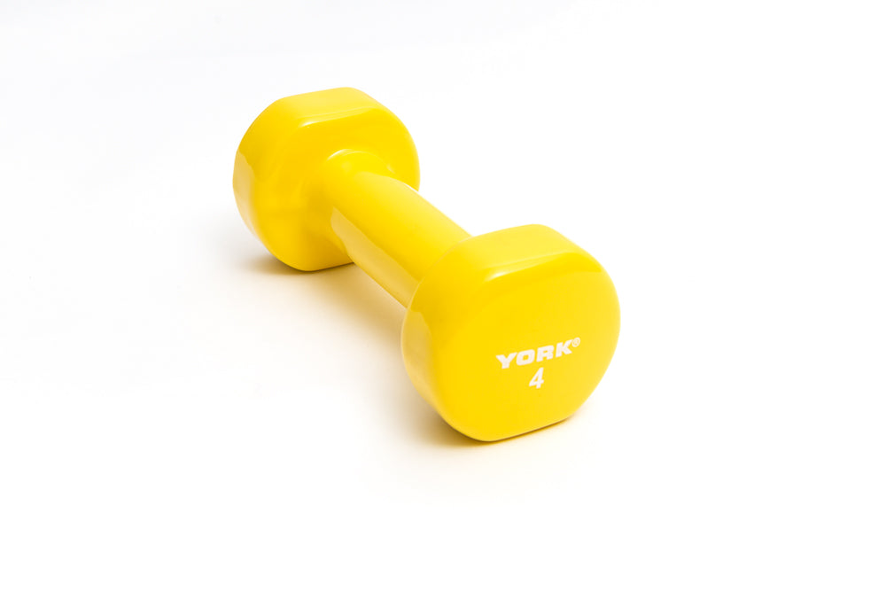 4 LB Vinyl Fitbell - Yellow